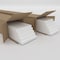 Ekena Millwork 48H x 1/2T Adjustable PVC Slat Wall Panel Kit w/ 4W Slats, Unfinished contains 11 Slats SWP55X48X0500UN - alternate 6